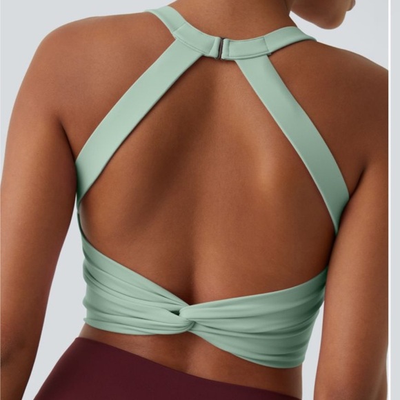 Mint Green Sports Bra - Picture 2 of 10